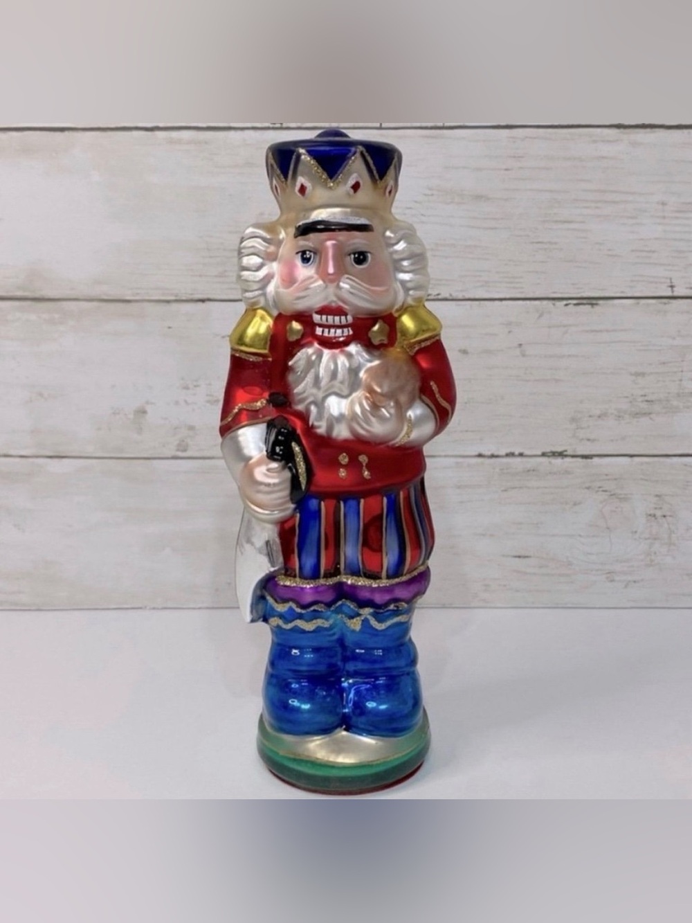 Vintage RARE Smithsonian Institution Hand Blown Glass Nutcracker